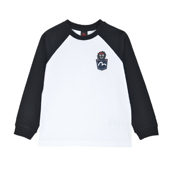30% OFF [Spring New] Kids_Wappen color combination Raglan T-shirt_ES1KTS705_WH