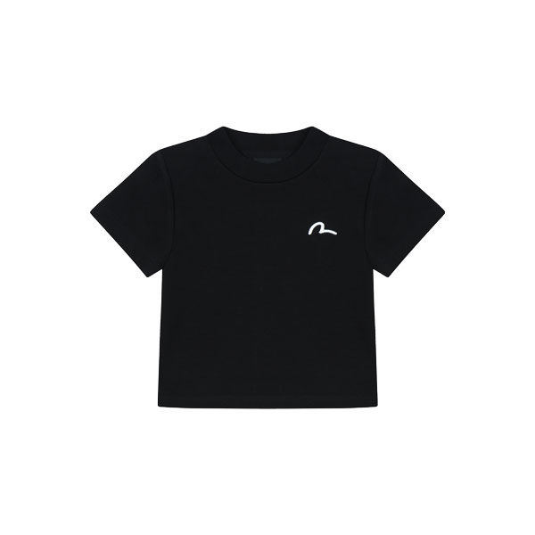 Hills logo Short-sleeve Crop T-shirt_EV2FTS953_BK