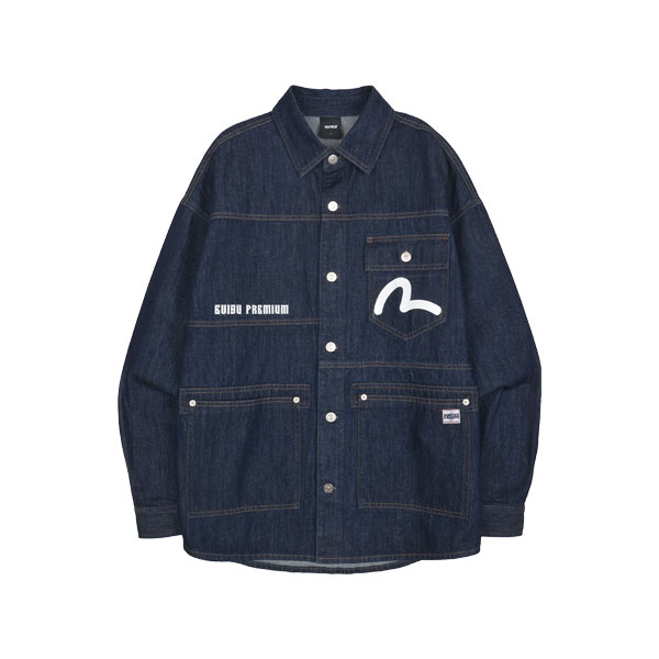 Cut Denim Shirt Type Overfit Jacket_EU3MJJ701_ID