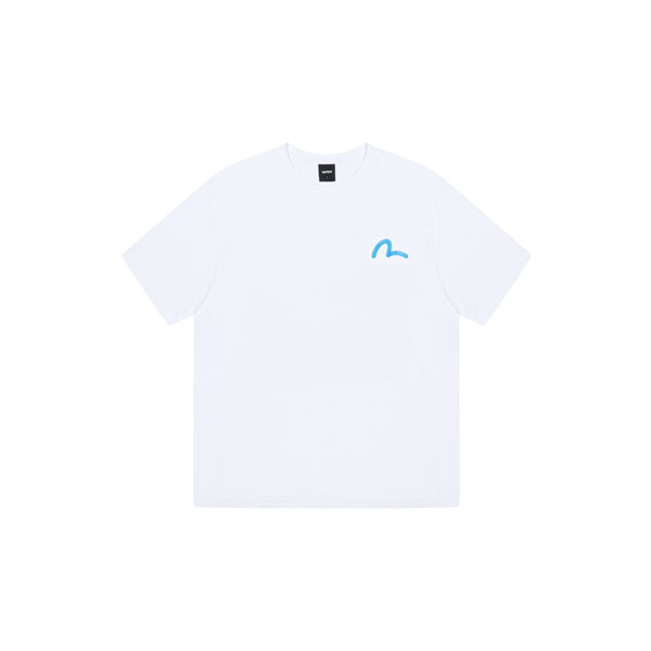 Back lettering big heels loose fit Short-sleeve T-shirt_EW2UTS711_WH