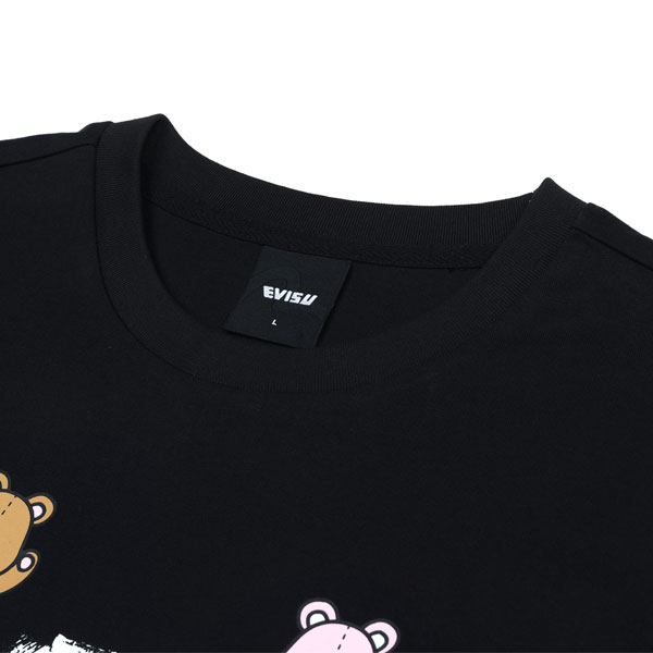 English Bear loose fit Short-sleeve T-shirt_EW2UTS909_BK
