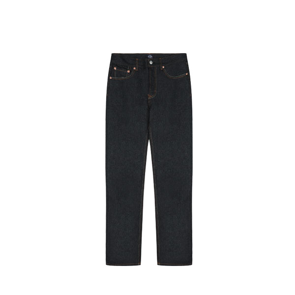 Pocket Hills Embroidered Straight Denim Pants_EW3MDP902_BK