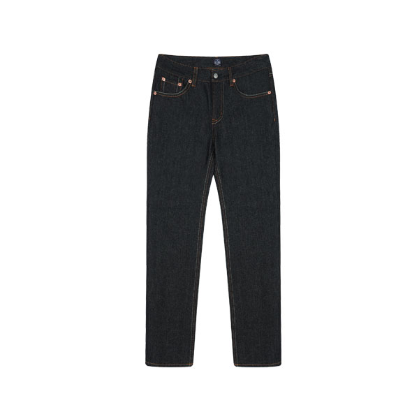 Pocket Hills Embroidered Boot Cut Denim Pants_EW3FDP952_BK