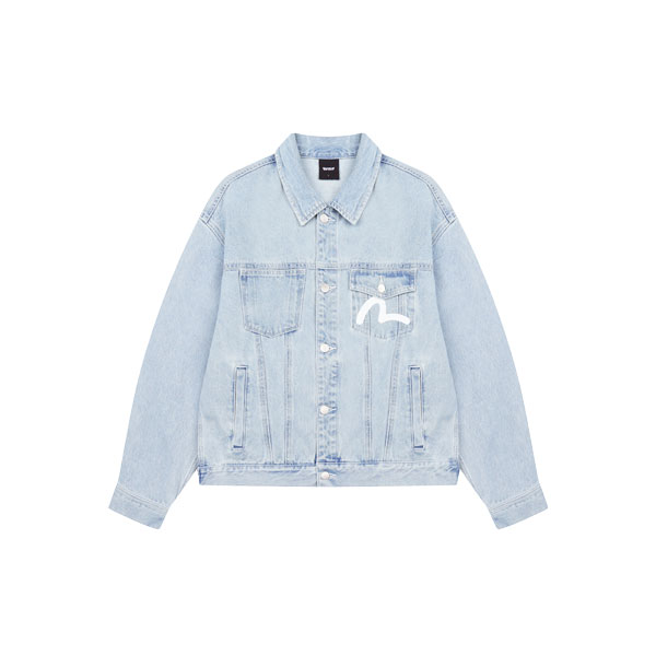 Asymmetric wing illustration overfit Denim Jacket_EX5MJJ703_LD