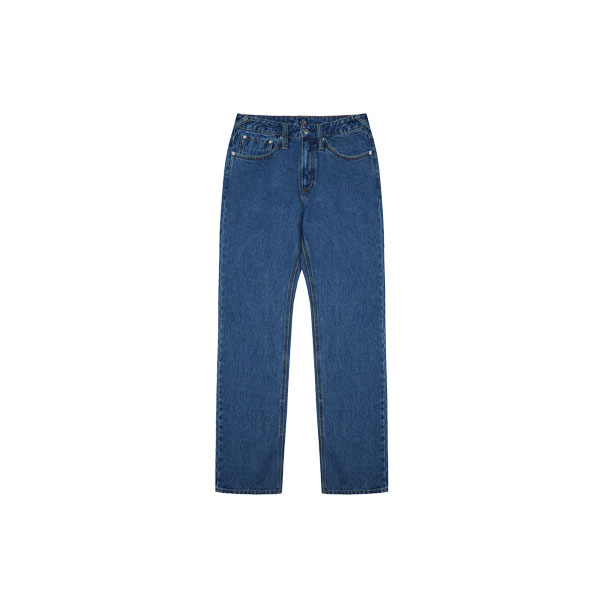 Pocket Embroidery Regular Fit Denim Pants_EX5MDP902_MD