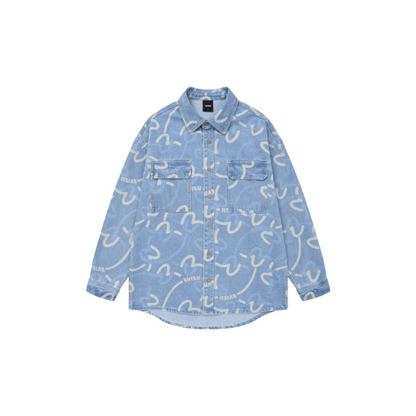 Full Color Overfit Denim Shirt_EX5MSH901_MD
