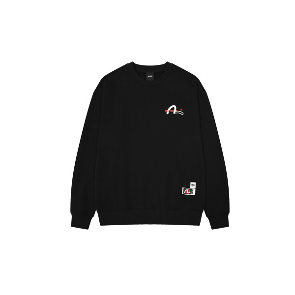 Labels Print Man to Man T-shirt_EX5UTS912_BK