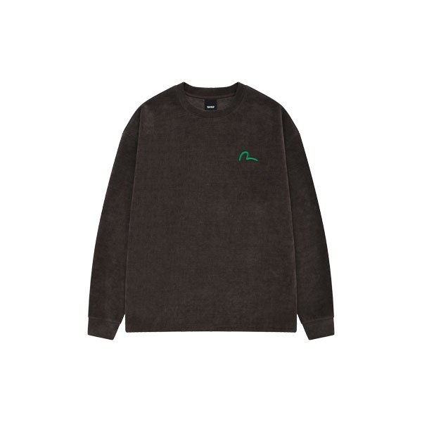 Corduroy Hem String Sweatshirt T-shirt_EX4UTS901_BR