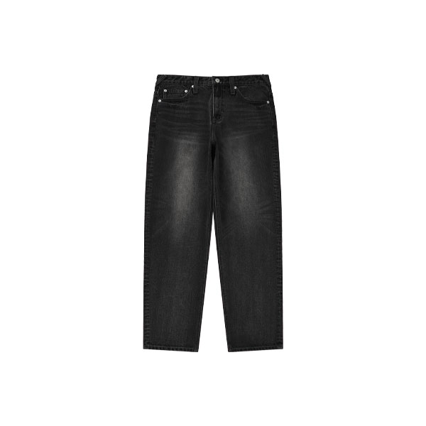 Semi-loose fit Denim Pants_EY5MDP901_BK