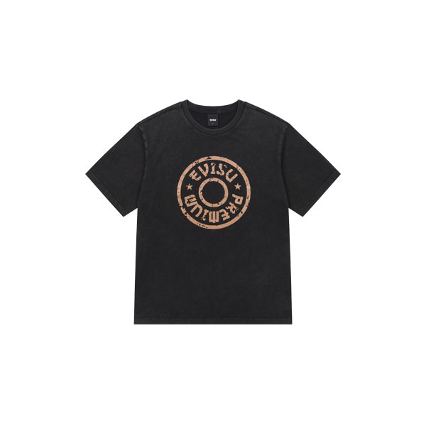Circular Lettering Dyed Short-sleeve T-shirt_EY2UTS922_CC
