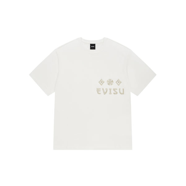 Side Embroidery Short Sleeves T-shirt_EY2UTS917_WH