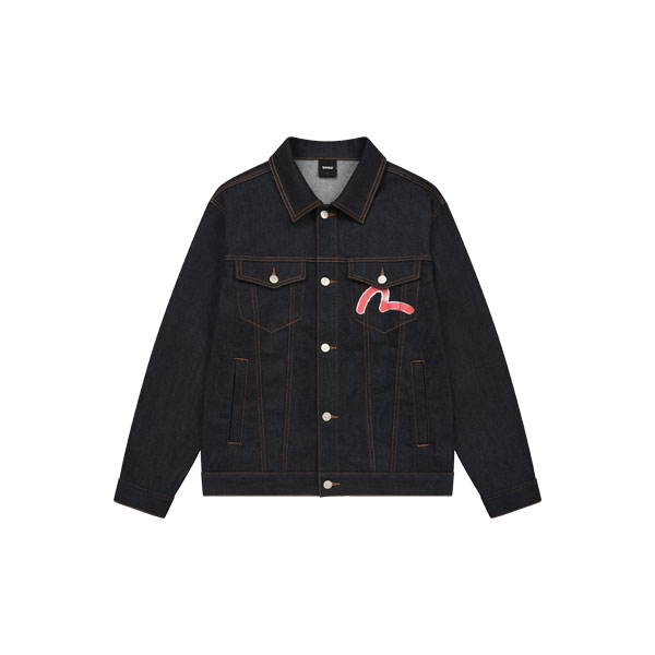 Metal Big Heels Regular Fit Low Denim Jacket_EY5MJJ701_ID