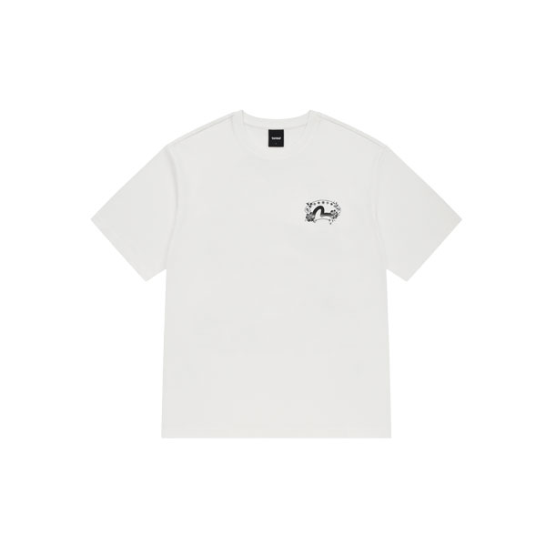 Hahoetal Big Hills Short-sleeve T-shirt_EY2UTS706_WH