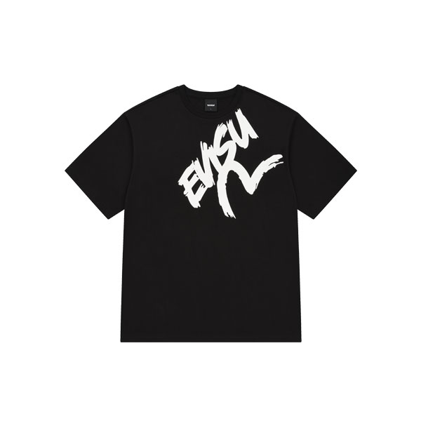 1-Color Brushstroke Short-sleeve T-shirt_EY2UTS919_BK