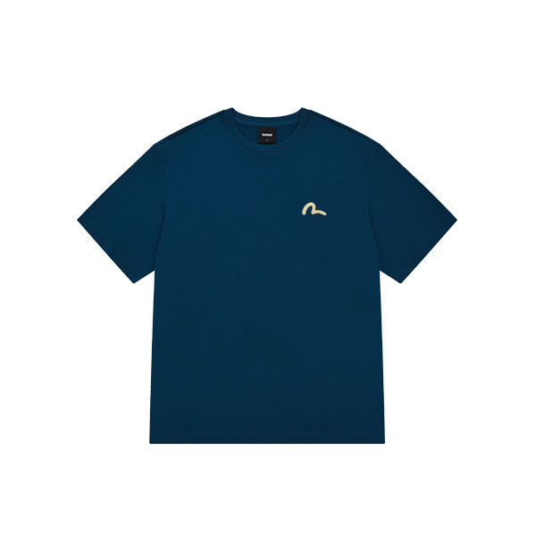 Back lettering embroidery Short-sleeve T-shirt_EY2UTS926_BL