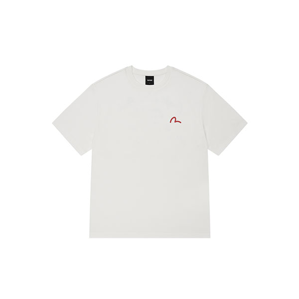 Calligraphy Lettering Short-sleeve T-shirt_EY3UTS904_WH