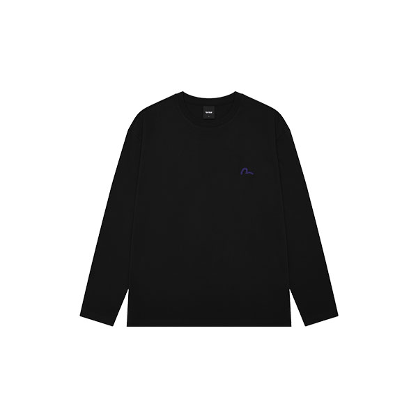 single loose fit Long-sleeve T-shirt_EY3UTS901_BK