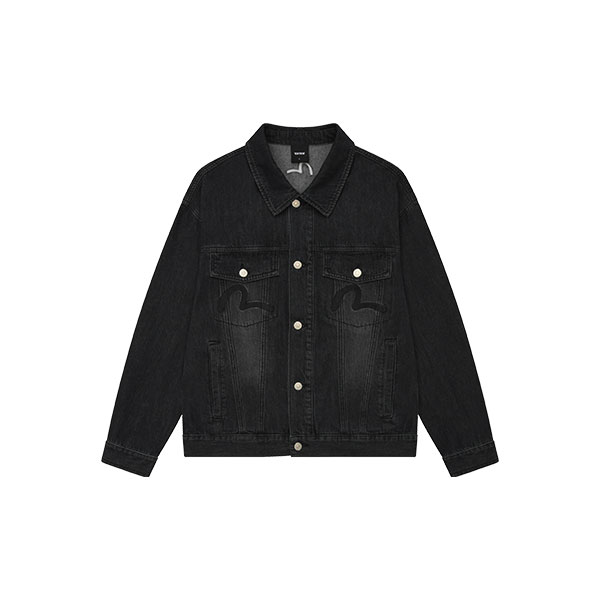 Pocket Heels Overfit Denim Jacket_EY5MJJ911_BK