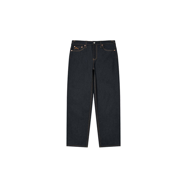 Back Pocket Heels Semi-Loose Low Denim PantsEY5MDP912_ID