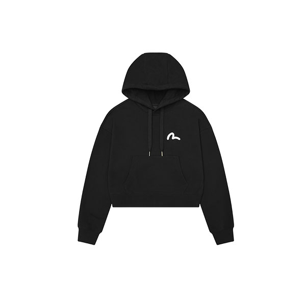 Basic Hills Embroidery Crop Hood_EY5FTS971_BK