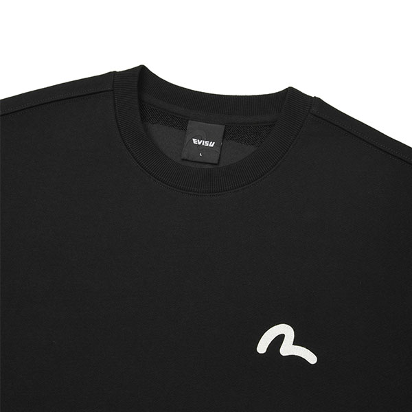 Lettering Applique Sweatshirt_EY4UTS904_BK
