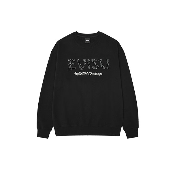 Front lettering embroidery Sweatshirt_EY4UTS905_BK