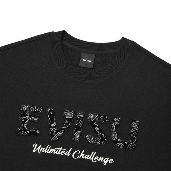 Front lettering embroidery Sweatshirt_EY4UTS905_BK