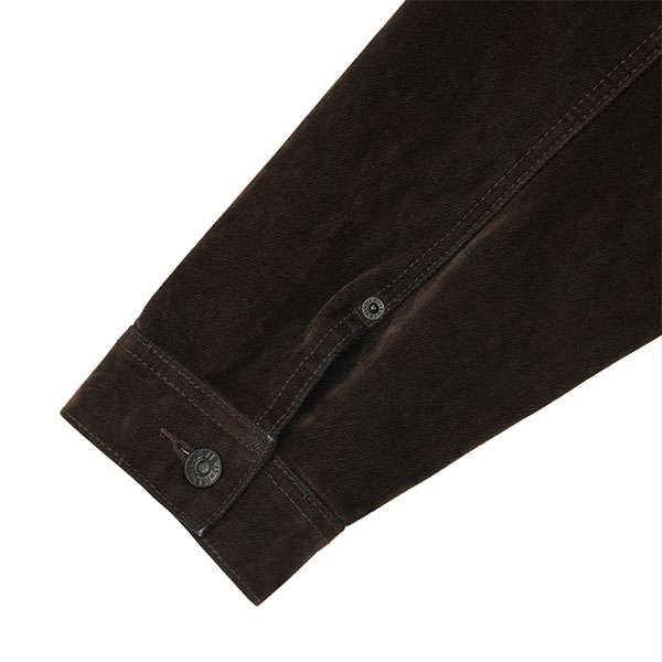 Velvet Semi-Over Denim Jacket_EY3MJJ901_BR